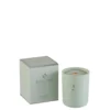 LANADECO Bougeoirs Bougie Parfumée Verre Menthe 80h -Bougeoirs Soldes Magasin bougie parfumee verre menthe 80h