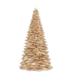Maisons Du Monde Décorations Lumineuses De Noël Bougie Sapin Doré 310g