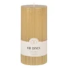 Maisons Du Monde Bougies Bougie Striée Dorée H15 -Bougeoirs Soldes Magasin bougie striee doree h15 1000 8 40 221399 1