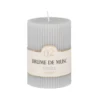Maisons Du Monde Bougies Bougie Striée Parfumée Grise H10, 340g - Lot De 2 -Bougeoirs Soldes Magasin bougie striee parfumee grise h10 340g 1000 5 13 221413 1