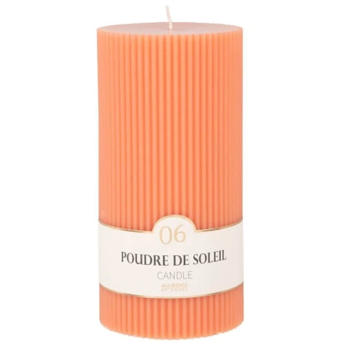 Maisons Du Monde Bougies Bougie Striée Parfumée Terracotta H18, 1000g 3 Maisons Du Monde Bougies Bougie Striée Parfumée Terracotta H18, 1000g