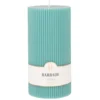 Maisons Du Monde Bougies Bougie Striée Parfumée Turquoise H18, 1000g -Bougeoirs Soldes Magasin bougie striee parfumee turquoise h18 1000g 1000 8 3 221280 1