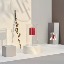 Bougies La Française Bougies Bougie Votive 10h Rouge Intemporel -Bougeoirs Soldes Magasin bougie votive 10h rouge intemporel 2