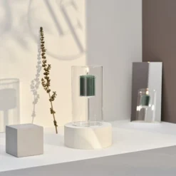 Bougies La Française Bougies Bougie Votive 10h Vert Intemporel -Bougeoirs Soldes Magasin bougie votive 10h vert intemporel 2