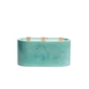 Junny Bougies Bougie Xxl En Béton Turquoise Parfum Fleur D'oranger -Bougeoirs Soldes Magasin bougie xxl en beton turquoise parfum fleur d oranger