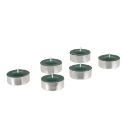 Maisons Du Monde Bougies Chauffe-plat Bleu Canard (x6) - Lot De 3 -Bougeoirs Soldes Magasin bougies chauffe plat bleu canard x6 1000 11 23 221300 2