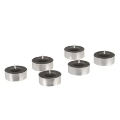 Maisons Du Monde Bougies Chauffe-plat Gris Foncé (x6) - Lot De 3 -Bougeoirs Soldes Magasin bougies chauffe plat gris fonce x6 1000 14 9 221286 2