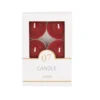 Maisons Du Monde Bougies Chauffe-plat Rouges (x6) - Lot De 3 -Bougeoirs Soldes Magasin bougies chauffe plat rouges x6 1000 11 6 221283 1