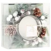 Maisons Du Monde Décorations Lumineuses De Noël Centre De Table Noël Avec Bougie Non Parfumée Blanche -Bougeoirs Soldes Magasin centre de table noel avec bougie non parfumee blanche 1000 5 24 228927 1