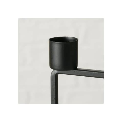 Wadiga Bougeoirs Chandelier 4 Branches Métal Noir - 15x15x17cm 5 Wadiga Bougeoirs Chandelier 4 Branches Métal Noir - 15x15x17cm – Image 3