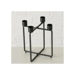 Wadiga Bougeoirs Chandelier 4 Branches Métal Noir - 15x15x17cm 13 Wadiga Bougeoirs Chandelier 4 Branches Métal Noir - 15x15x17cm -Bougeoirs Soldes Magasin chandelier 4 branches metal noir 15x15x17cm 5