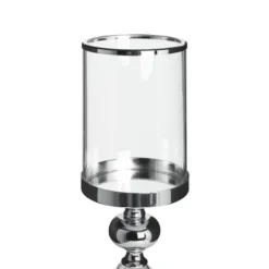 Beliani Bougeoirs Chandelier Argenté -Bougeoirs Soldes Magasin chandelier argente 2