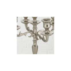 Wadiga Bougeoirs Chandelier Argenté à 5 Branches 26cm -Bougeoirs Soldes Magasin chandelier argente a 5 branches 26cm 5