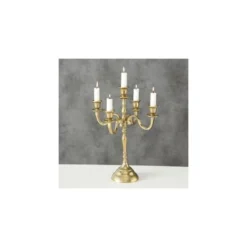 Wadiga Bougeoirs Chandelier Baroque Doré Victoria H40cm -Bougeoirs Soldes Magasin chandelier baroque dore victoria h40cm 1