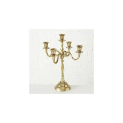 Wadiga Bougeoirs Chandelier Baroque Doré Victoria H40cm -Bougeoirs Soldes Magasin chandelier baroque dore victoria h40cm 2