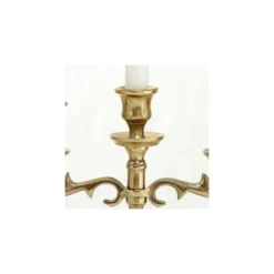 Wadiga Bougeoirs Chandelier Doré à 3 Branches 26cm -Bougeoirs Soldes Magasin chandelier dore a 3 branches 26cm 2