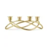 Georg Jensen Bougeoirs Chandelier Doré Pour 4 Bougies -Bougeoirs Soldes Magasin chandelier dore pour 4 bougies
