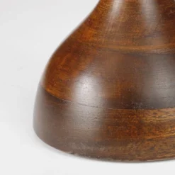 Mica Decorations Bougeoirs Chandelier En Bois De Manguier Brun Foncé H32 -Bougeoirs Soldes Magasin chandelier en bois de manguier brun fonce h32 3