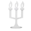 Fenel & Arno Bougeoirs Chandelier En Métal Blanc