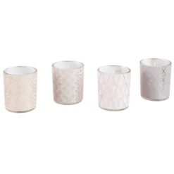 Maisons Du Monde Bougies Coffret 4 Lumignons En Verre Motifs Géométriques 200g -Bougeoirs Soldes Magasin coffret 4 lumignons en verre motifs geometriques 200g 1000 11 22 174108 1