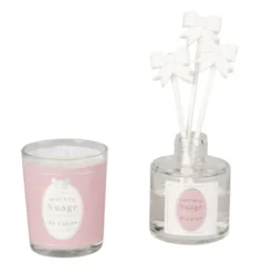 Maisons Du Monde Senteurs Coffret Bougie 50g Et Diffuseur De Parfum Douceur Poudrée 30 ML -Bougeoirs Soldes Magasin coffret bougie 50g et diffuseur de parfum douceur poudree 30 ml 1000 16 35 186421 3