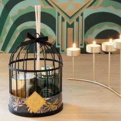 Maisons Du Monde Bougies Coffret Bougie 90g Et Diffuseur De Parfum Bois Précieux 80 ML -Bougeoirs Soldes Magasin coffret bougie 90g et diffuseur de parfum bois precieux 80 ml 1000 2 40 195077 3