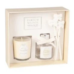 Maisons Du Monde Senteurs Coffret Bougie Parfumée 50g Et Diffuseur De Parfum Vanille Orientale 30 ML