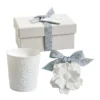 Mathilde M Bougies Coffret Bougie Parfumée - Fleur De Coton -Bougeoirs Soldes Magasin coffret bougie parfumee fleur de coton