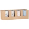 Maisons Du Monde Coffret Bougies Lumignons Parfumées (x4) 180g, En Verre Imprimé Beige, Bleu Et Blanc -Bougeoirs Soldes Magasin coffret bougies lumignons parfumees x4 180g en verre imprime beige bleu et blanc 1000 15 24 223310 1