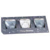 Maisons Du Monde Décorations Lumineuses De Noël Coffret Mini Bougies Parfumées (x3) En Verre Bleu Et Blanc 150g -Bougeoirs Soldes Magasin coffret mini bougies parfumees x3 en verre bleu et blanc 150g 1000 7 36 208767 1