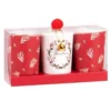 Maisons Du Monde Décorations Lumineuses De Noël Coffret Mini Bougies Parfumées (x3) En Verre Rouge à Motifs Blancs 135g -Bougeoirs Soldes Magasin coffret mini bougies parfumees x3 en verre rouge a motifs blancs 135g 1000 3 29 208678 1