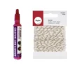 Youdoit Bougies Crayon Cire Liquide Pour Bougie Rouge + Ficelle Dorée & Blanche 15 M -Bougeoirs Soldes Magasin crayon cire liquide pour bougie rouge ficelle doree blanche 15 m