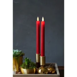 Sirius Bougies En Cire Naturelle Rouge -Bougeoirs Soldes Magasin en cire naturelle rouge 1