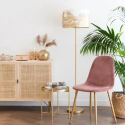 Maisons Du Monde Bougeoirs Lanterne En Verre Teinté Feuilles De Ginkgo En Métal Doré -Bougeoirs Soldes Magasin lanterne en verre teinte feuilles de ginkgo en metal dore 1000 11 0 203688 2