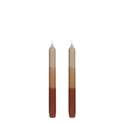 Mica Decorations Lot De 2 Bougies Longue En Stéarine Grises 12 Mica Decorations Lot De 2 Bougies Longue En Stéarine Grises -Bougeoirs Soldes Magasin lot de 2 bougies longue en stearine brunes