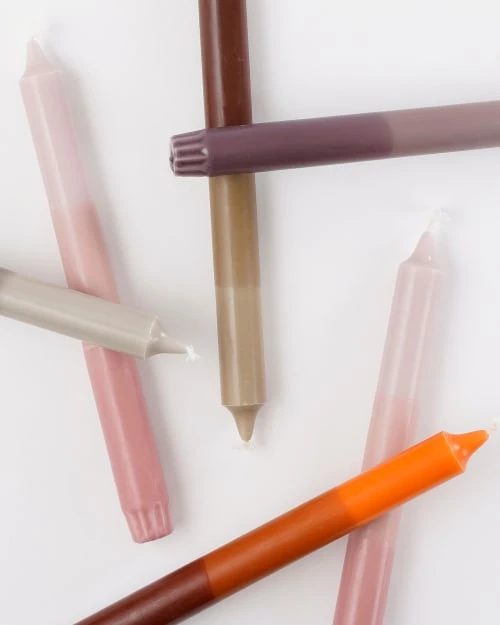 Mica Decorations Lot De 2 Bougies Longue En Stéarine Violettes 8 Mica Decorations Lot De 2 Bougies Longue En Stéarine Violettes – Image 6