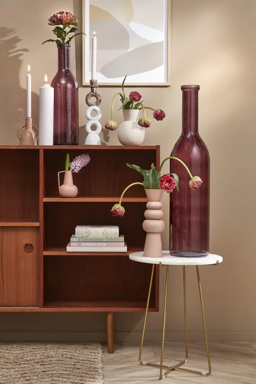 Mica Decorations Lot De 2 Bougies Longue Roses 4 Mica Decorations Lot De 2 Bougies Longue Roses – Image 2