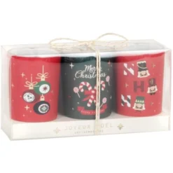 Maisons Du Monde Décorations Lumineuses De Noël Lot De 3 Bougies Parfumées Orange épicées Noël (3x45g)