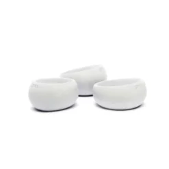 Gone's Bougeoirs Lot De 3 Photophores En Béton Cream Gold -Bougeoirs Soldes Magasin lot de 3 photophores en beton naturel 5