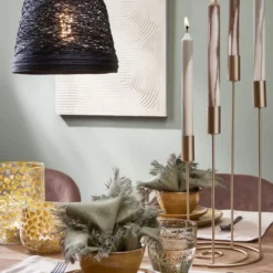 Mica Decorations Lot De 4 Bougies Longue En Stéarine Vertes Et Brunes 7 Mica Decorations Lot De 4 Bougies Longue En Stéarine Vertes Et Brunes -Bougeoirs Soldes Magasin lot de 4 bougies longue en stearine vertes et brunes 6