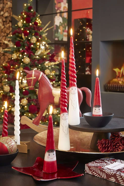 Mica Decorations Lot De 6 Bougies Longue Torsadées Crèmes 4 Mica Decorations Lot De 6 Bougies Longue Torsadées Crèmes – Image 2