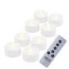 Sirius Lot De 8 Bougies Chauffe Plat LED Blanc Et Télécommande -Bougeoirs Soldes Magasin lot de 8 bougies chauffe plat led blanc et telecommande