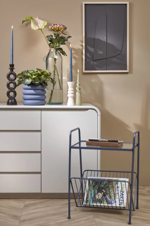 Mica Decorations Lot De 8 Bougies Longue Bleues 4 Mica Decorations Lot De 8 Bougies Longue Bleues – Image 2