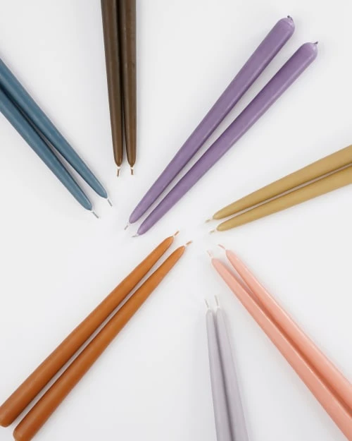 Mica Decorations Lot De 8 Bougies Longue Bleues 7 Mica Decorations Lot De 8 Bougies Longue Bleues – Image 5