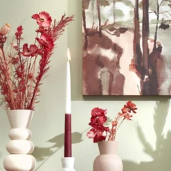 Mica Decorations Lot De 8 Bougies Longue Bordeaux 5 Mica Decorations Lot De 8 Bougies Longue Bordeaux -Bougeoirs Soldes Magasin lot de 8 bougies longue bordeaux 1