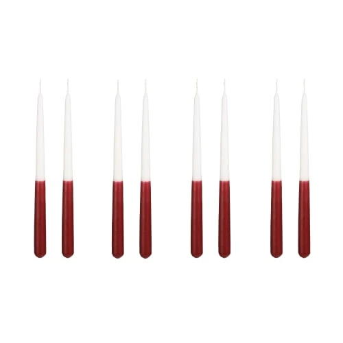 Mica Decorations Lot De 8 Bougies Longue Bordeaux 3 Mica Decorations Lot De 8 Bougies Longue Bordeaux