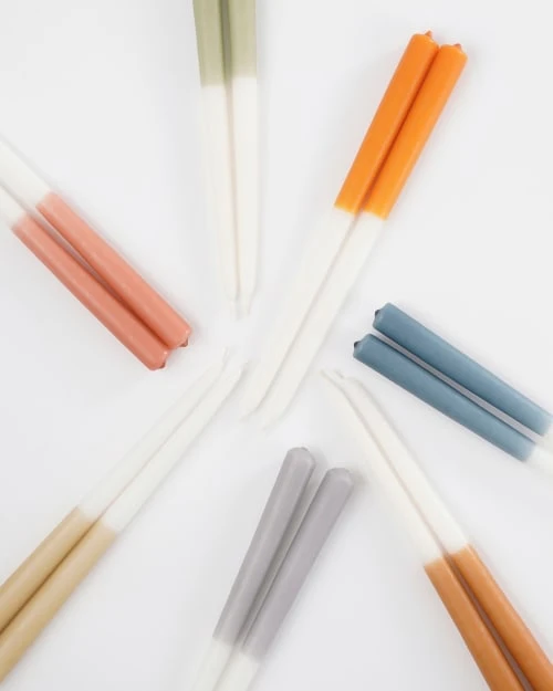 Mica Decorations Lot De 8 Bougies Longue Roses 6 Mica Decorations Lot De 8 Bougies Longue Roses – Image 4