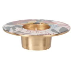 Maisons Du Monde Bougeoirs Lumignon En Aluminium Doré Imprimé Feuilles -Bougeoirs Soldes Magasin lumignon en aluminium dore imprime feuilles 1000 5 27 226921 2