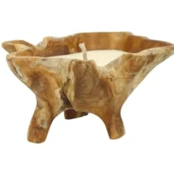 Now’s Home Bougies Maxi Bougie En Teck 30x18