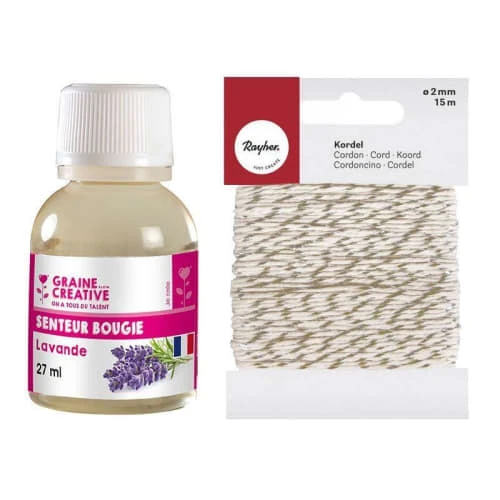 Youdoit Parfum Pour Bougies 27 Ml Senteur Lavande + Ficelle Dorée & Blanche 15 3 Youdoit Parfum Pour Bougies 27 Ml Senteur Lavande + Ficelle Dorée & Blanche 15